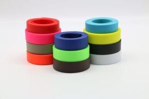 Soft Matte Finished PVC Coated Webbing Tape, Custom Feel Like Leather Harness Webbing for Dog Supplies