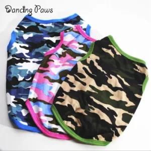 2019 Fashion Camouflage Pure Cotton Pet Dog Vest