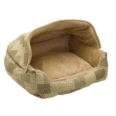 Hooded Lounge Sleeper Pet Bed
