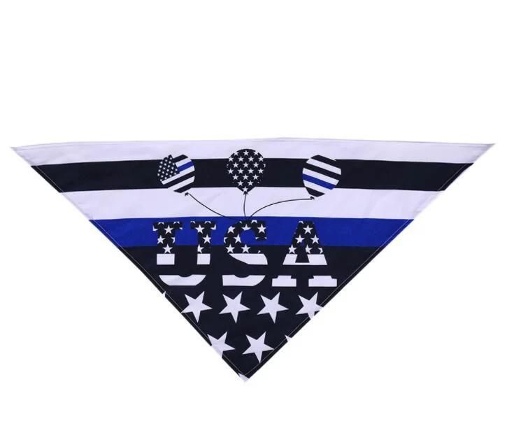Forth of July Bandana Dog Bandana Large American Flag Dog Bibs Scarf