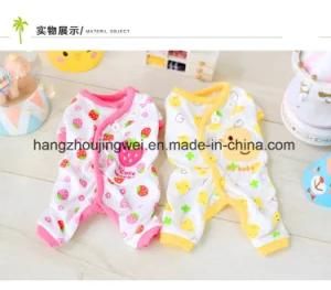 Cute Pet Pajamas Print and Cotton Clother for Pet