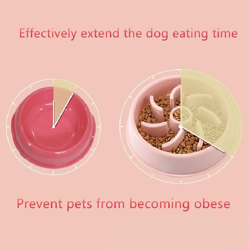 Dog Bowl Cat Feeder Stop Bloat Food Bowl Slow Feed