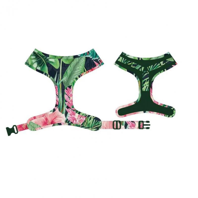 Luxury Spring Flower Custom Pattern Sunflower Dog Pet Set Harness