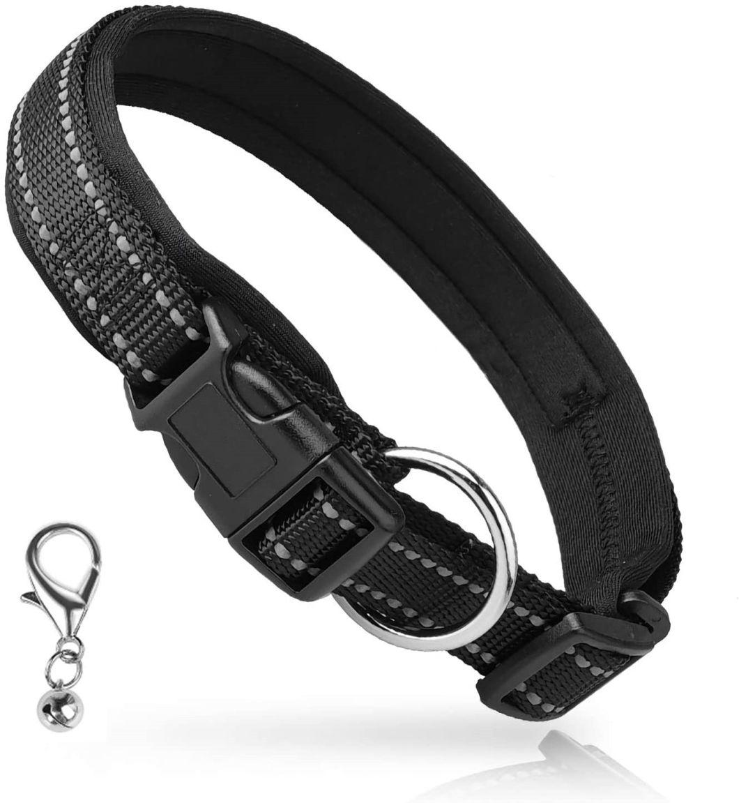 Soft Neoprene Padded Breathable Nylon Pet Collar