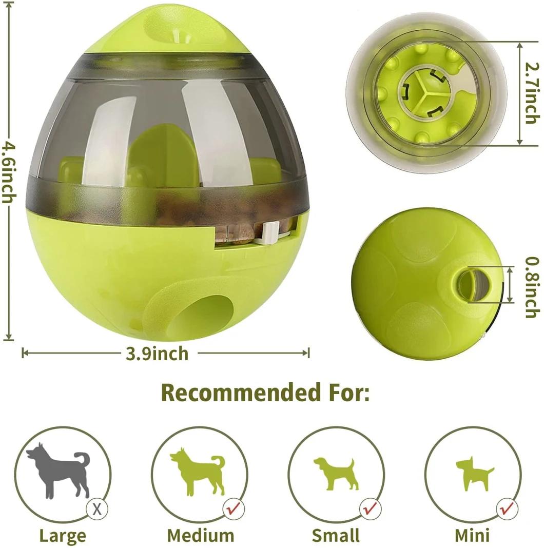 Amazon Hot Sale Dog Cat Iq Food Ball Tumbler Exercise Food Bowl