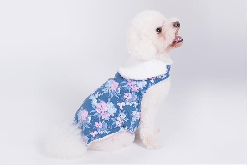 Snowflake Cold Weather Dog Coat Without MOQ