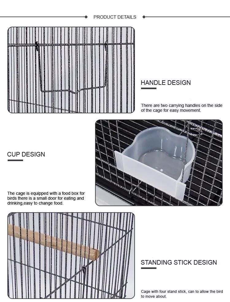 76*45*90cm in Stock OEM Pet Accessories Pet Products Large Bird Cage