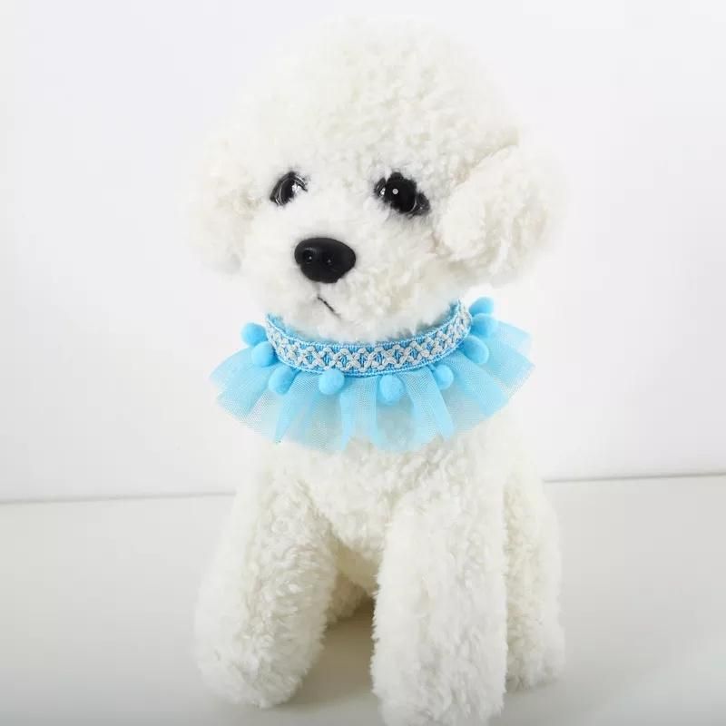 Sweet Princess Lace Bib Dog Cat Necklace Collar Decoration Adjustable Pet Accessories
