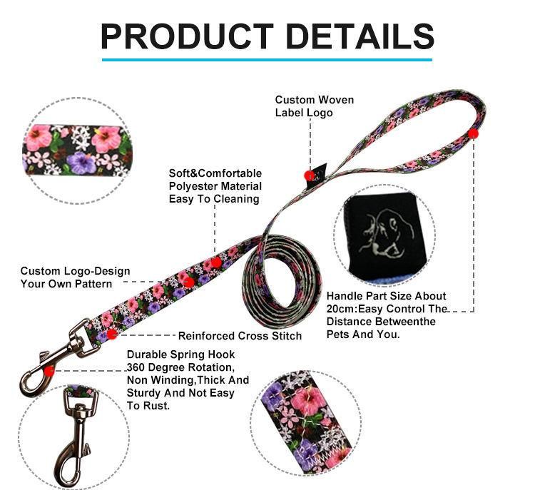 Wholesale OEM Pet Products Pets Accessories High-End Dog Harness and Leash Luxury Dog Harness