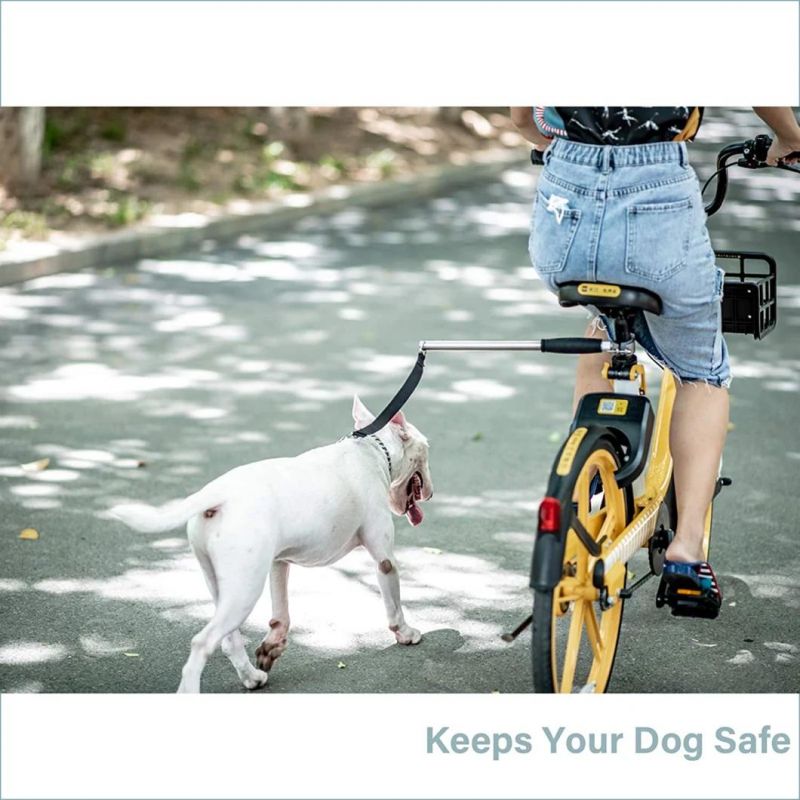 Retractable Bicycle Dog Leash, Hands Free Bike Leash for Pet Dogs