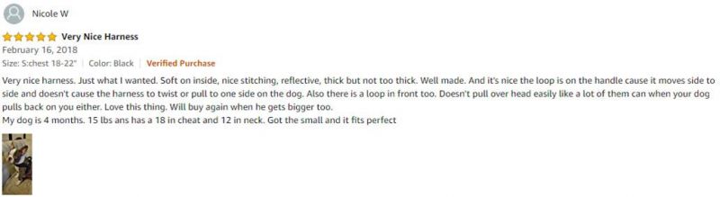 Highly Recommended Put on Easily Soft Walk Dog Harness with Handcraft Stitching