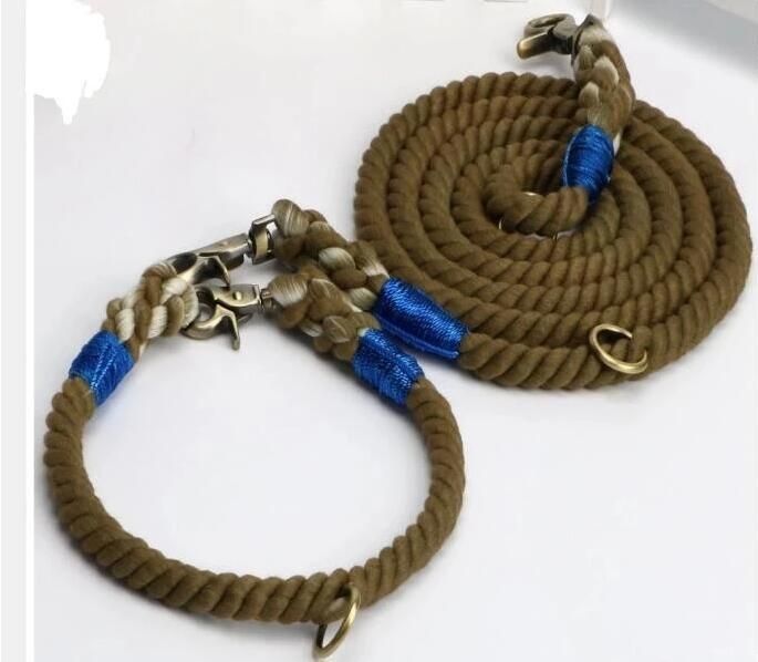 Factory Wholesale Pet Collar Show Custom Hemp Dog Leash