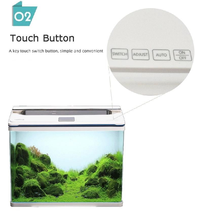 23-Gallon Aquarium Tank Kit with Water Temperature Displayed on Cover