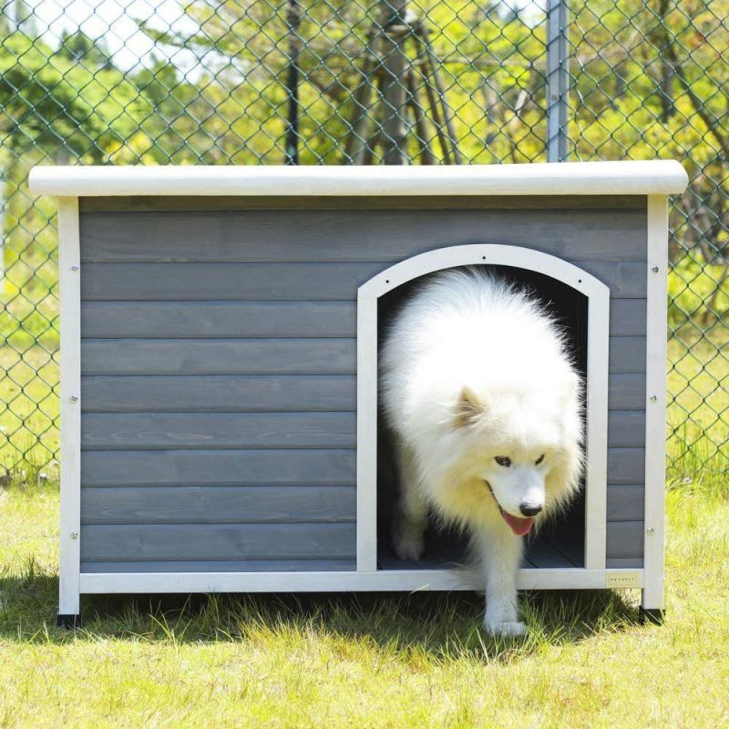 Classical Wooden Dog Kennel Dog House with Waterproofs