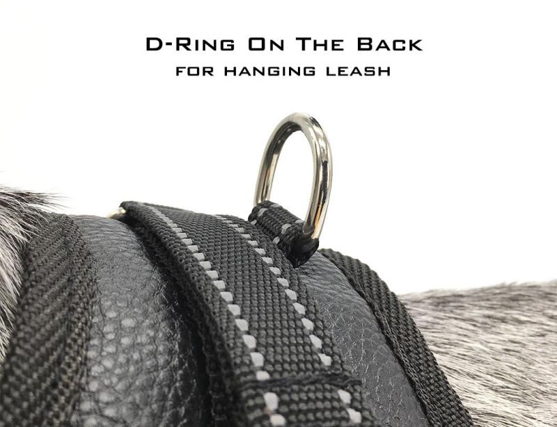 Adjustable No Pull Soft Reflective Wholesale Portable Leather Pet Product