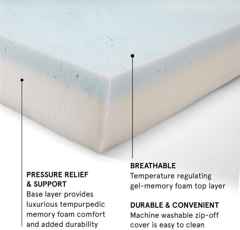 100% Pure Pressure-Relief Memory Foam Puppy Beds with Removable Cover and waterproof Lining