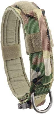 Adjustable Military Nylon Heavy Duty Metal Buckle with Control Handle Tactical Dog Collar