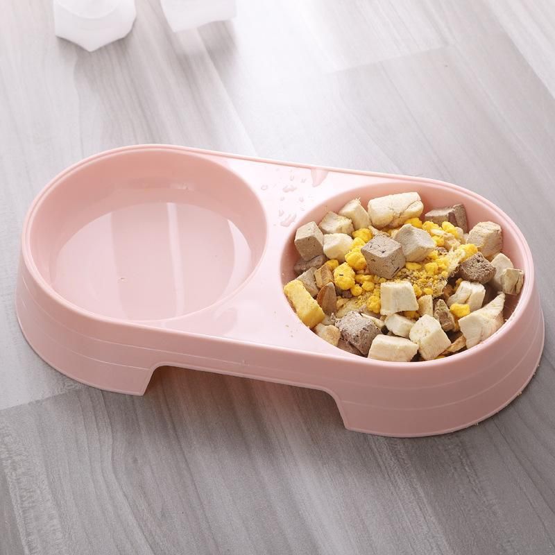 Wholesale Plastic Round Dog Bowl Pet Feeder Food Bowl