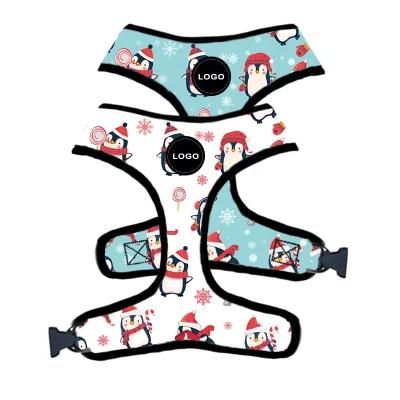 Pet Dog Chest Strap Dog Harness Print for Dogs Polyester Custom All Seasons with Plastic Buckle