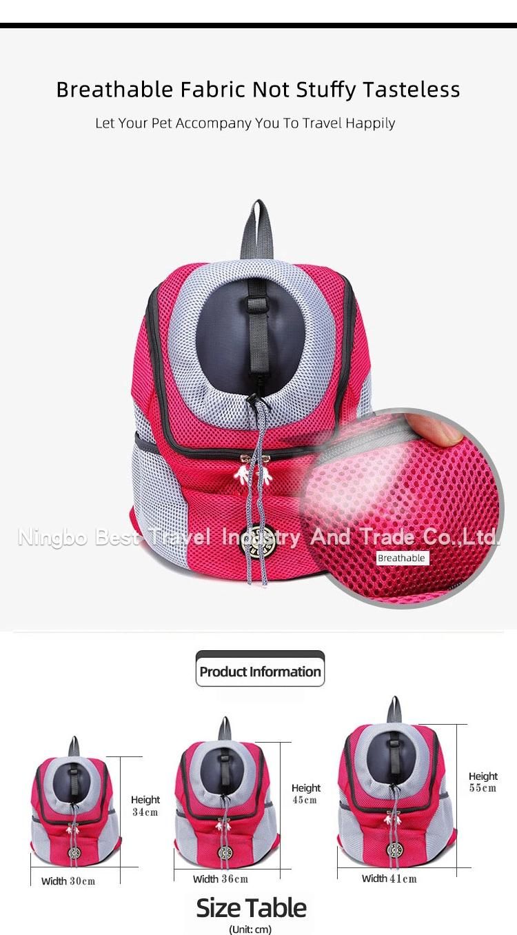 Pet Bag Travel Portable Cat and Dog Bag Breathable Pet Carrier Bag Pet Carrier Bag