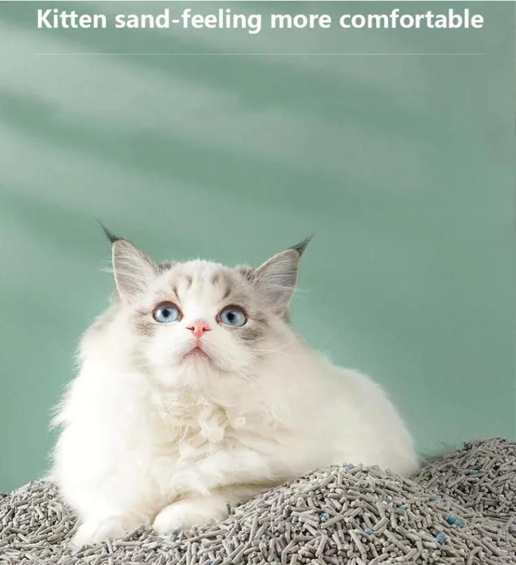 Custom Dust-Free Strong Clumping Super Odor Control Tofu Mixed Crushed Cat Litter with Scent