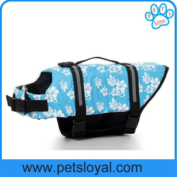 Manufacturer Summer Oxford Pet Swim Dog Life Jacket Coat