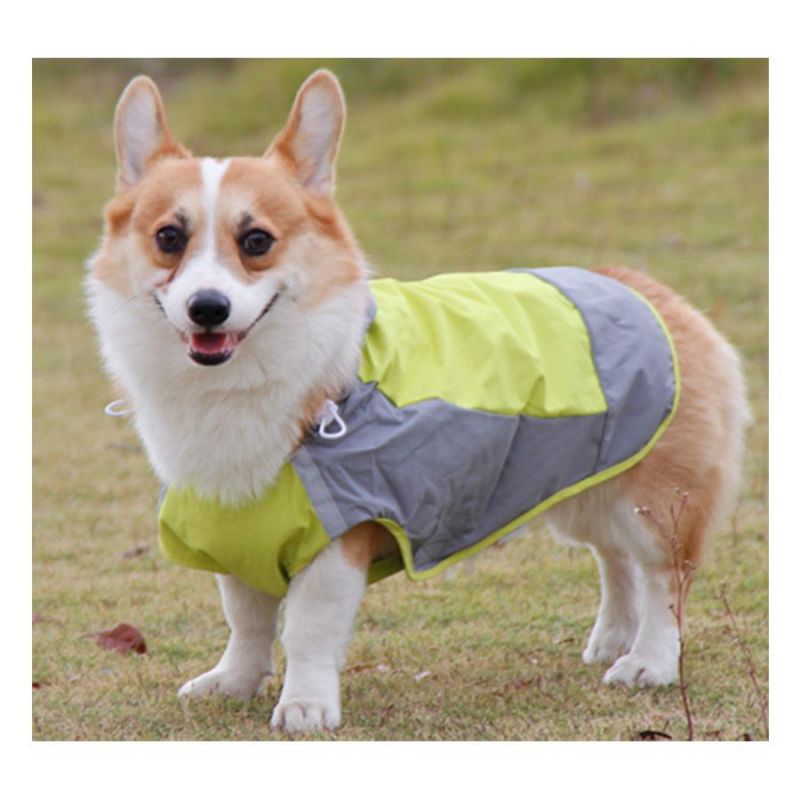 Outdoor Waterproof Reflective Hooded Dog Coat Dog Jacket Vestido Del Perro