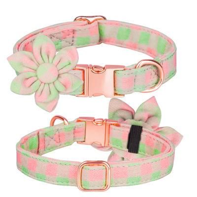 Dog Collar for Girl Dog Soft Cute Collar with Safety Metal Buckle