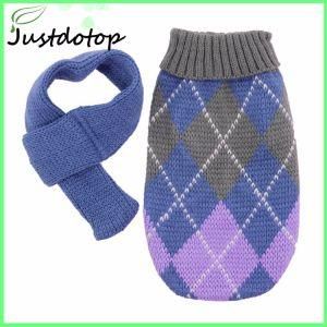 Pet Fashion Clothing Green and Gray Top Paw Dog Clothes