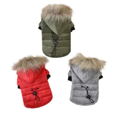 New Product Designer Dog Clothes Winter Pet Cotton Down Coat Dog Hoodie Outfit Clothing Sweater