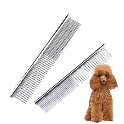 OEM Manufacturer Dematting Stainless Steel Remove Knot Undercoat Pet Cat Comb