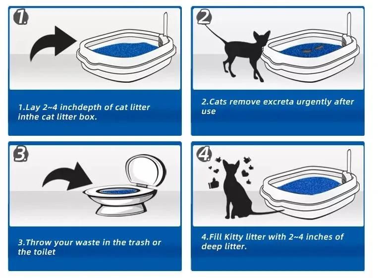 Newest Hot Buy Pet Cat Litter Manufacturer Factory Quick Clumping Cheap Price Kitty Strip Tofu Cat Litter Silica Gel Cat Litter