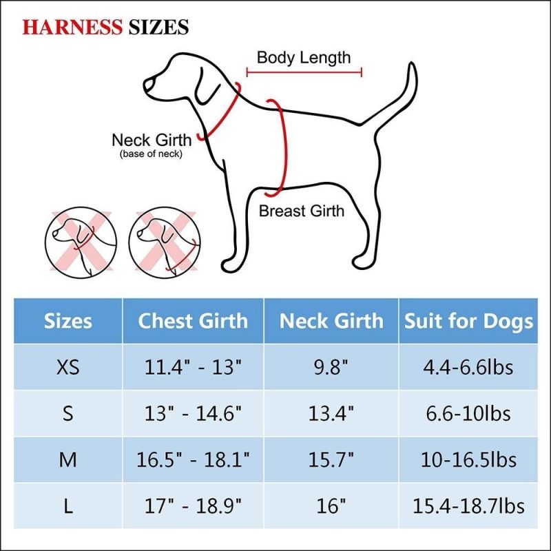 Custom Neoprene Reversible Dog Harness Pet Vest Pet Product