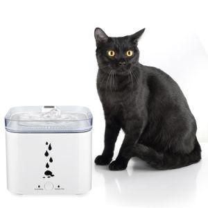 2.75L Automatic Pet Cat Water Fountain Dog Cat Pet Mute Drinker Feeder Bowl Pet Drinking Fountain Dispenser