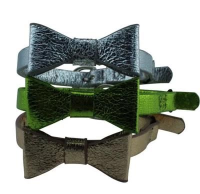Quick Release safety Buckle Cute Pet Cat Collar with Bowknot