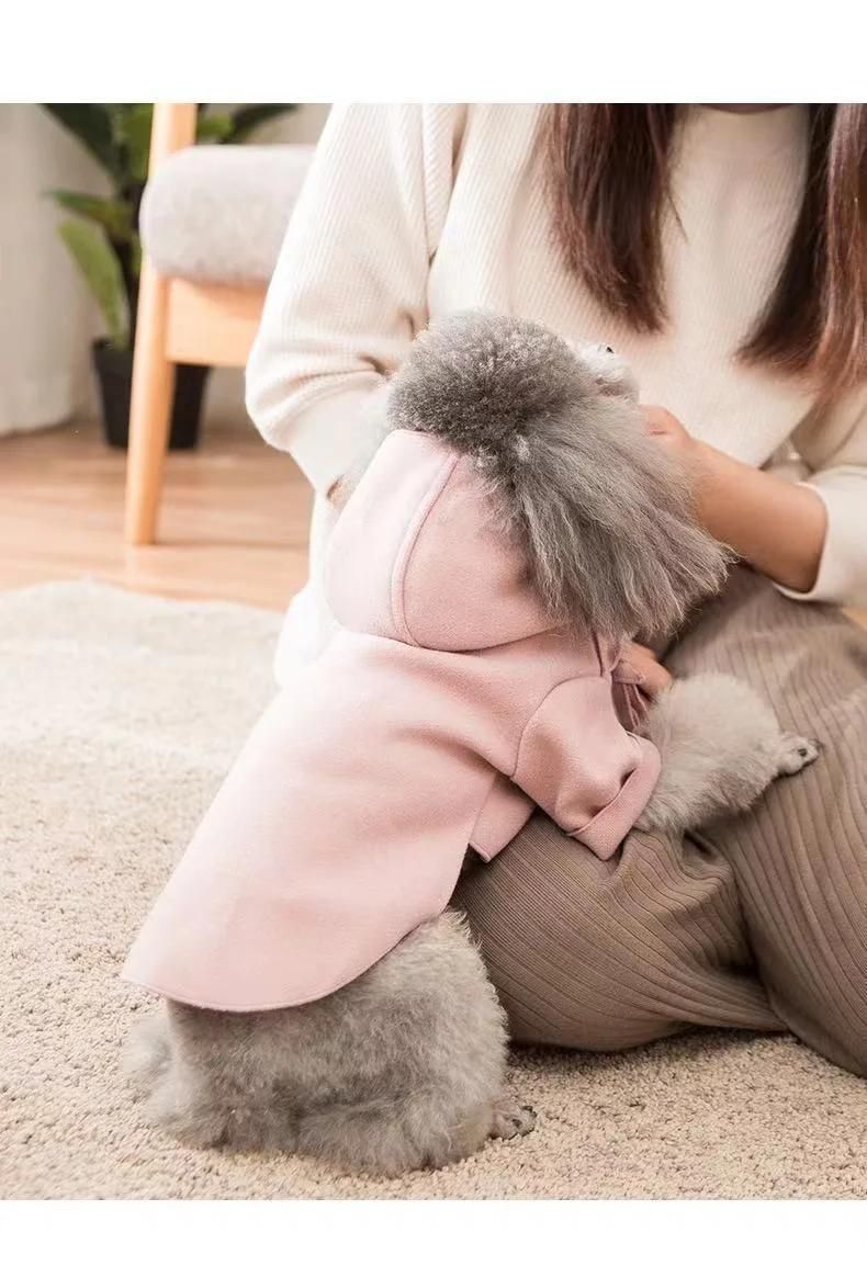 Pet Dog Clothes Solid Clothes Dogs Coats Super Small Clothing Cute Cartoon Autumn Winter Warm