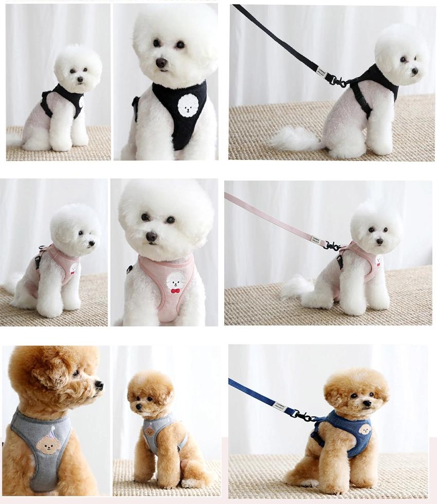 Hot Sales Ins High Quality Sublimation Blank Cute Pet Dog Denim Dog Harness