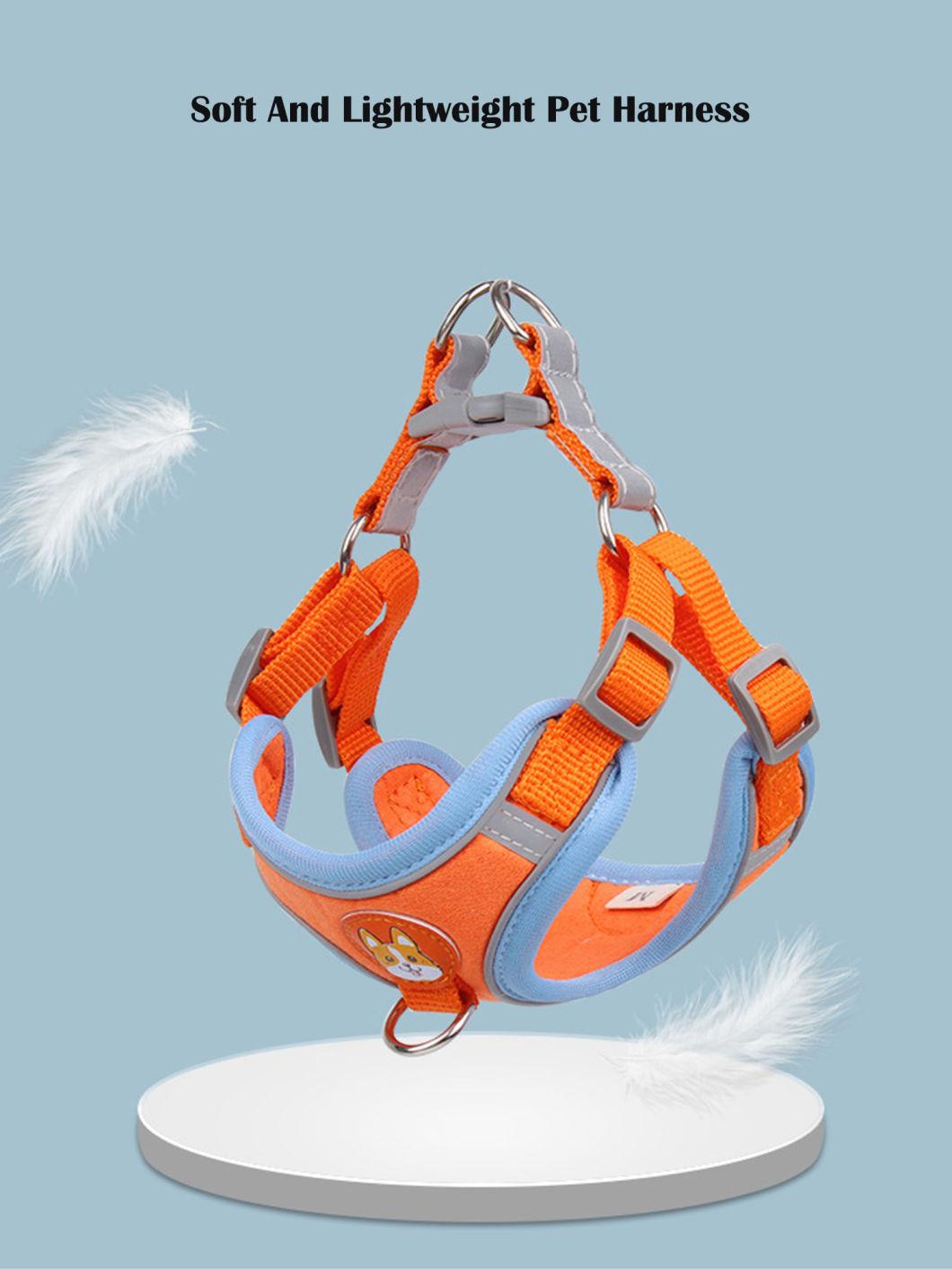 Cute Cartoon Design Dog Harness and Dog Leash
