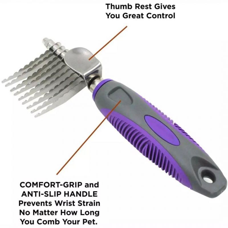 Cat Dog Stainless Steel Grooming Comb Dog Brush