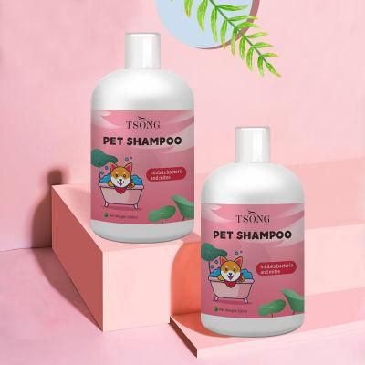 Tsong Contract Manufacturing Pet Hair Cleaning Shampoo for Pet Care 500ml Anti-Bacterial &amp; -Mite Pet Shampoo
