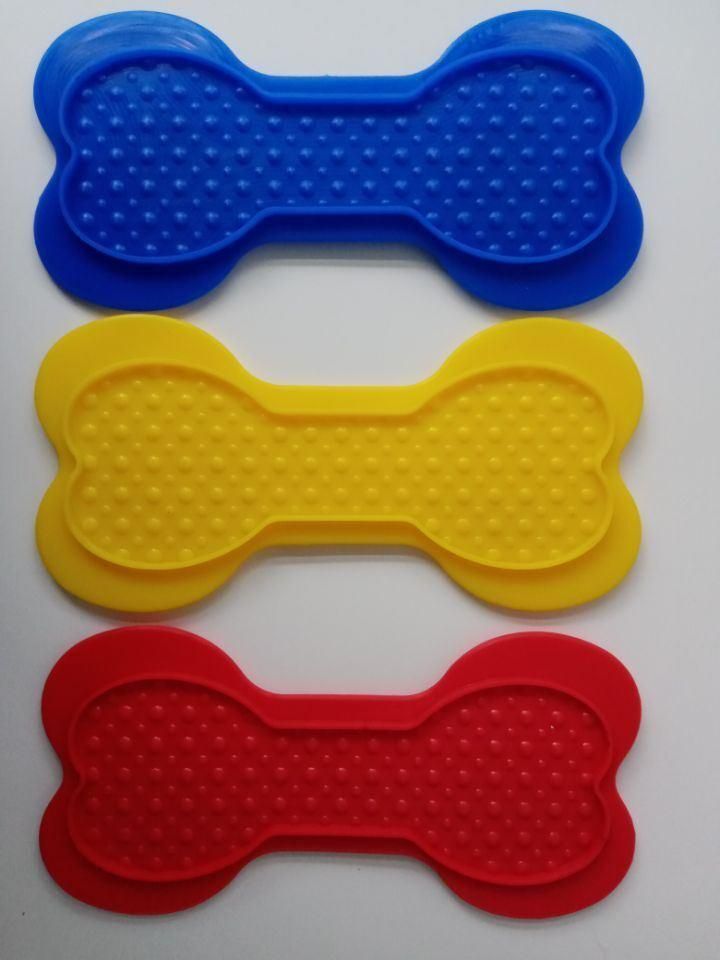 Silicone Pet Lick Pad Dogs Slow Food Feeder Lick Mat with Suction Cups for Dog Bathing Grooming Cute Pets Bath Products