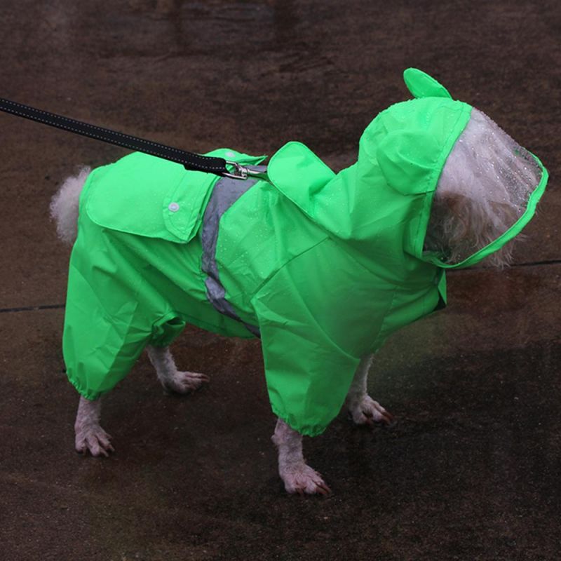 Wholesale Pet Supply Reflective Waterproof Pet Dog Rain Coat
