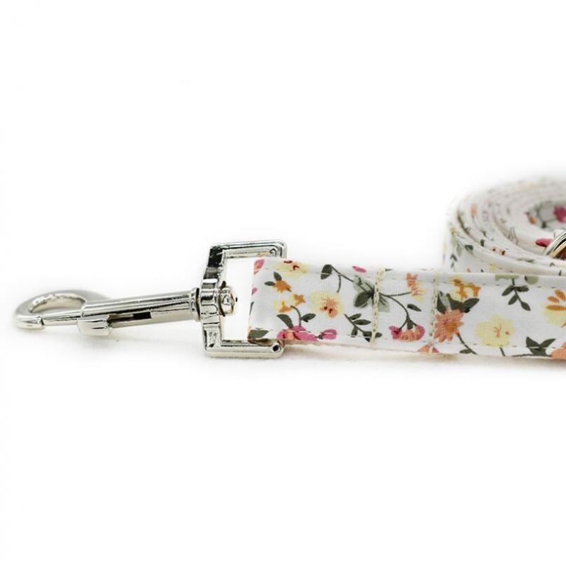 Flower Leaf Sublimation Dog Collar Leash
