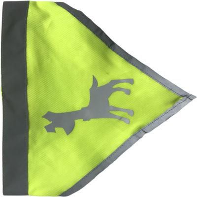Adjustable Pet Dog Bandana Reflective Dog Triangle Scarf Pet Dog Bandana