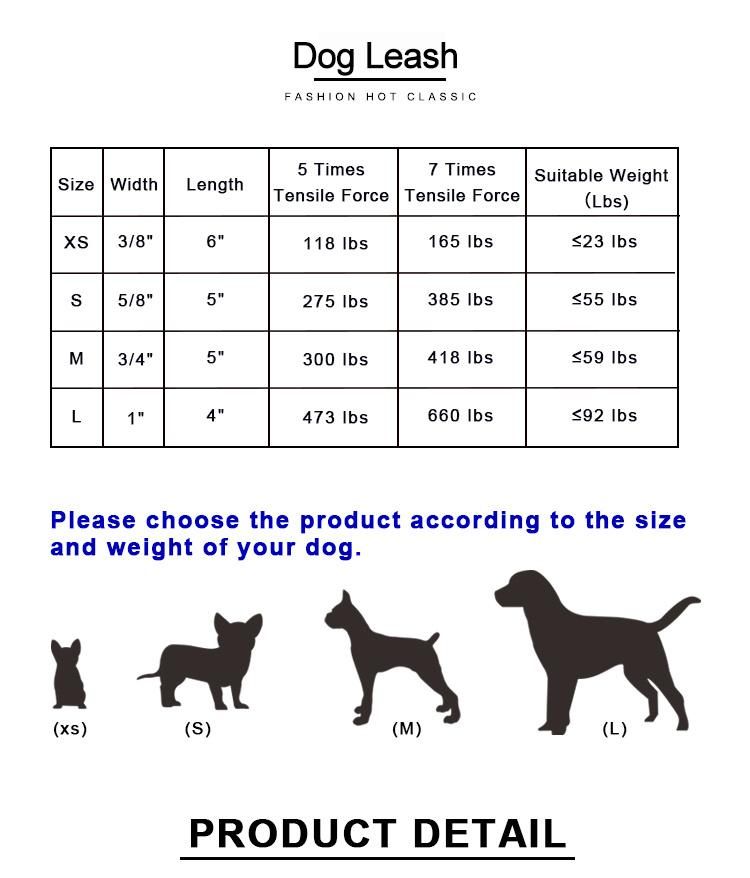 Various Colors Wholesale High Quality Dog Leash, Nylon No Pull Comfort Reflective Dog Leash//
