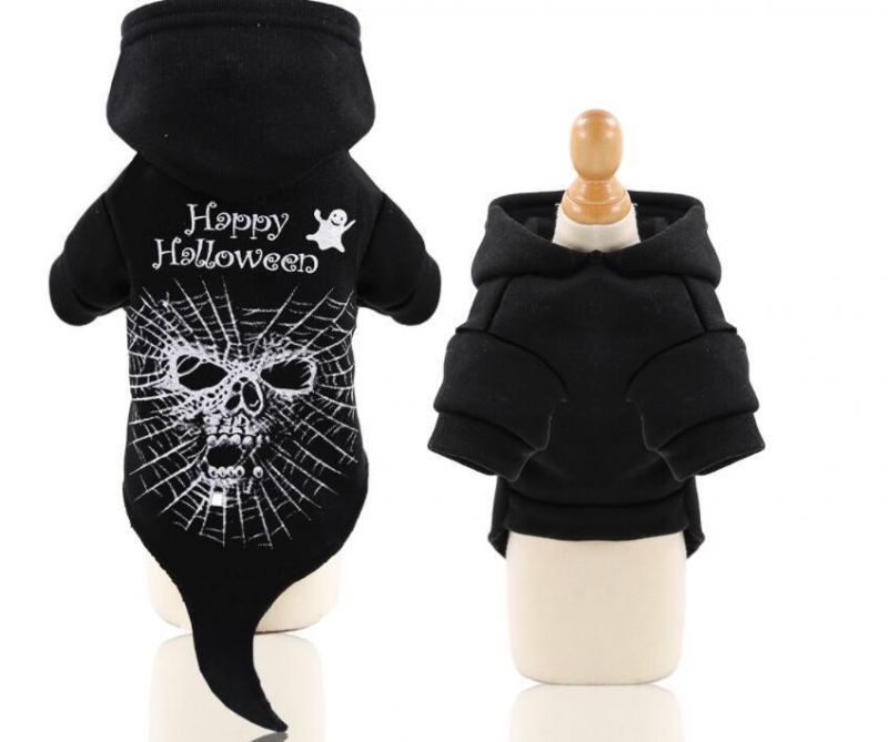Funny Halloween Costumes Cheap Dog Clothes China Apparel Pet Clothes Warm Human Skeleton