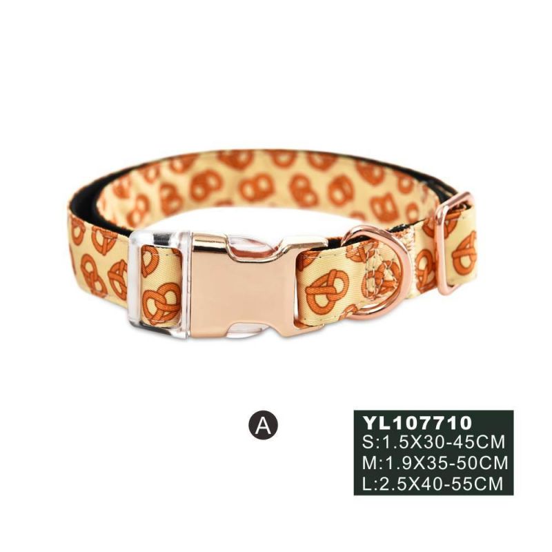 Free Design Eco-Friendly Soft Nylon Custom Printed Dog Collar Package Wholesale