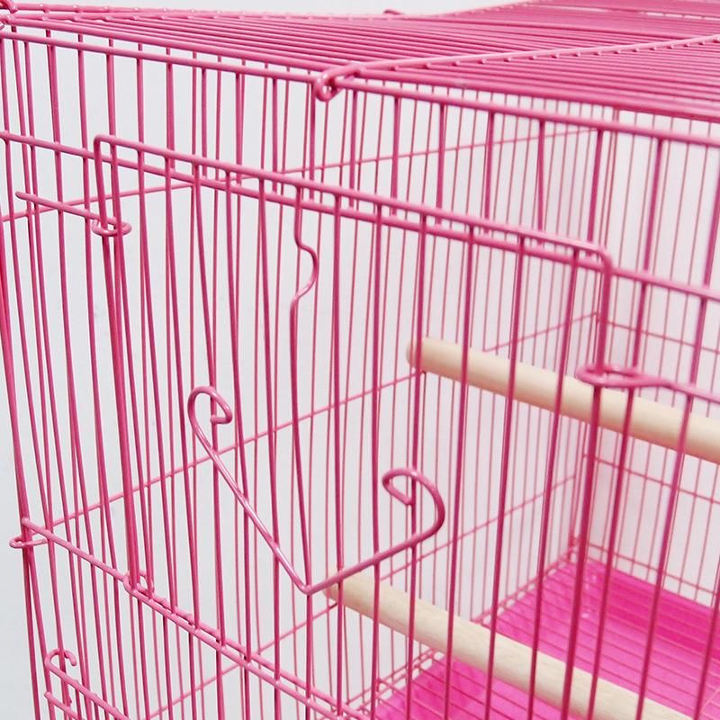 Black White Pink Blue Metal Parrot Cage Pet House Wholesale Bird Cage