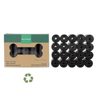 Wholesale Dog Poop Bags Biodegradable HDPE Epi Pet Trash Bags Lavender Scent Black Garbage Bag Green Poop Bag Pet Product