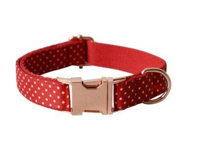 Custom Classic Cheap Quick Release Puppy Collar and Leash Set for Small/Medium/Large-Dogs